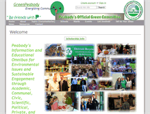 Tablet Screenshot of greenpeabody.org